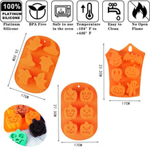 Halloween Pumpkin and Skull Silicone Mold