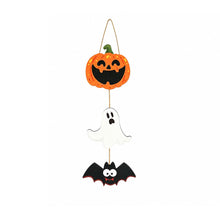Halloween Pumpkin Ghost Bat Hanging Ornament Set 18.5inch