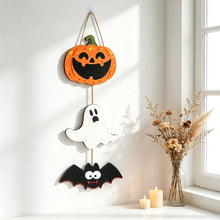 Halloween Pumpkin Ghost Bat Hanging Ornament Set 18.5inch