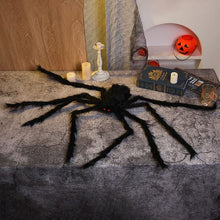 150cm Giant Hairy Scary Spider, Large Halloween Party Decoration Prop for Carnival Holiday
