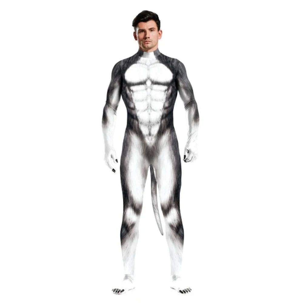 House Of Dasein Halloween Whole Cosplay Costumes Animal Catsuits 3D Printed Jumpsuits Unisex Bodysuit - M - Style 10