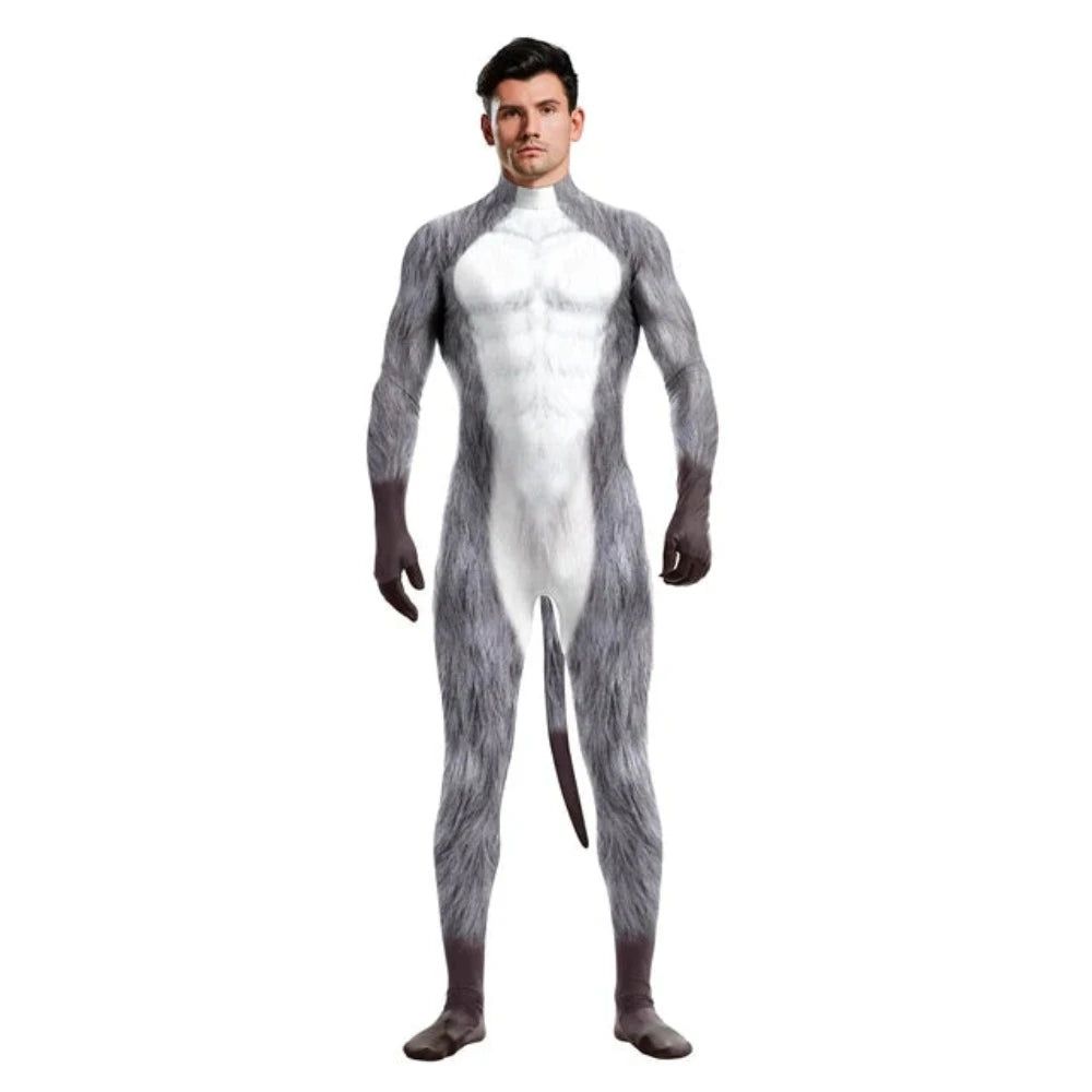 House Of Dasein Halloween Whole Cosplay Costumes Animal Catsuits 3D Printed Jumpsuits Unisex Bodysuit - L - Style 8