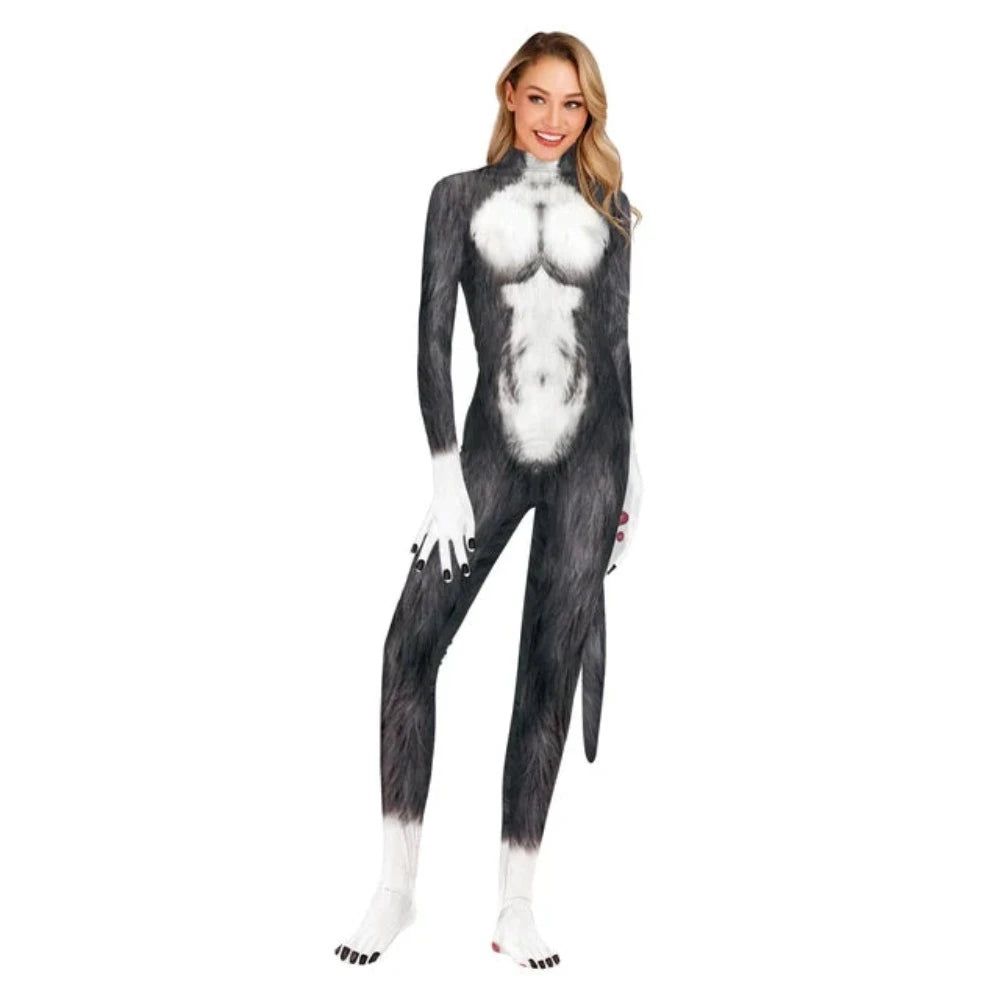 House Of Dasein Halloween Whole Cosplay Costumes Animal Catsuits 3D Printed Jumpsuits Unisex Bodysuit - Xxl - Style 3