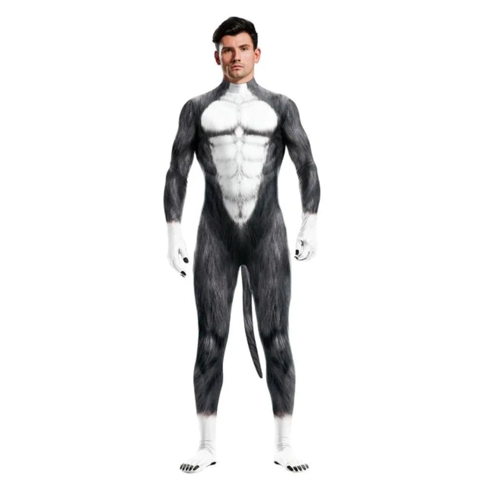 House Of Dasein Halloween Whole Cosplay Costumes Animal Catsuits 3D Printed Jumpsuits Unisex Bodysuit - Xxl - Style 4