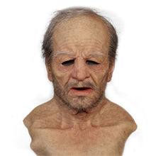 Halloween Mask Realistic Old Man Latex Party Cosplay Props 1