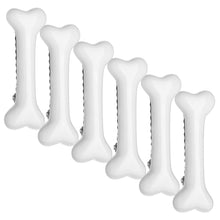 6 PCS Bone Clips, Cute Dog Bone Hair Clip Halloween White Hairpins Side Hairs Accessories for Women Girls Christmas Cosplay Costume Party Daily Wear, Holiday Celebrations
