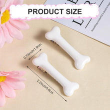 6 PCS Bone Clips, Cute Dog Bone Hair Clip Halloween White Hairpins Side Hairs Accessories for Women Girls Christmas Cosplay Costume Party Daily Wear, Holiday Celebrations