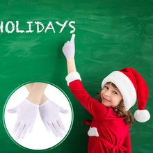 20 Pairs White Gloves Kids Cosplay Costume Cotton Girls Boys Wrist Formal for Halloween Party