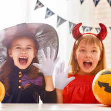 20 Pairs White Gloves Kids Cosplay Costume Cotton Girls Boys Wrist Formal for Halloween Party