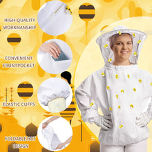 41 Pcs Halloween Beekeeper Costume Set Include 1 Beekeeper Set 20 Felt Bee 20 Round Tape for Cosplay(Large)