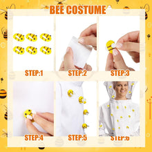 41 Pcs Halloween Beekeeper Costume Set Include 1 Beekeeper Set 20 Felt Bee 20 Round Tape for Cosplay(Large)