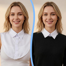 White Fake Collar for Women, Detachable Dickey Collar, Faux Collars Blouse Half Shirt Collars Tops for Daily Graduation Halloween Winter Christmas
