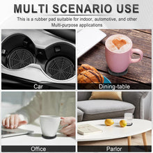 4PCS Spider Web Car Coasters for Cup Holders, Halloween Funny Non-Slip Silicone Insert Ornaments Coasters, Automotive Cupholder Goth Accessories for Men & Women(Black)