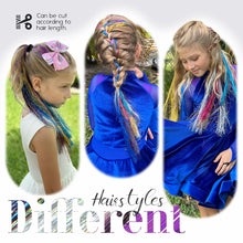 16 PCS Hair Tinsel Extension and 1 PC Halloween Headband