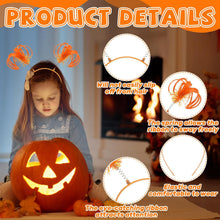 Halloween Dress up Set Included Orange Wig and Wrist Spandex Gloves Headband Ponytails Head Bopper Cosplay Costume for Women Men Adult Party Supplies Headwear Accessory -