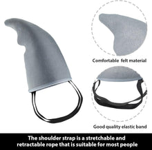 12 Pcs Halloween Shark Fin Costume Accessory Gray Props Easy to Wear Accessories for Adults Christmas Cosplay Supplies