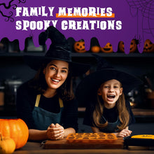 Halloween Molds - Silicone Molds - Chocolate Molds - 2-Pack - 3D Halloween Chocolate - Candy - Gummy Molds - Skull - Pumpkin - Bat - Ghost - Witch Hat - Spider - Tombstone - Shape Molds