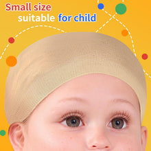 Wig Cap, 4PCS Wig Cap or Kids Light Brown. Stretchy Stocking Caps or Wigs, Natural or Halloween, Cosplay.