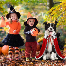 Halloween Dog King Cloak Costume,Cute Funny Halloween Dog King Cape with Crown Adjustable Pet King Cloak for Large Dogs Cats Cosplay Party Supplies Accessories (L)