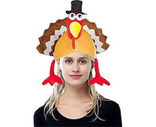 2 Pack Funny Roasted Turkey Hat Thanksgiving Hat Halloween Costume Dress Up