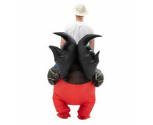 90-130cm Inflatable Christmas Rooster Halloween Costume Blow Up Suit Battery Power Cosplay Costume Christmas Party Babies size 90-130