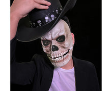 Adjustable Halloween Ghost Masque with Scary Looking Artificial Skeleton Face for Theme Parties Masquerade Balls