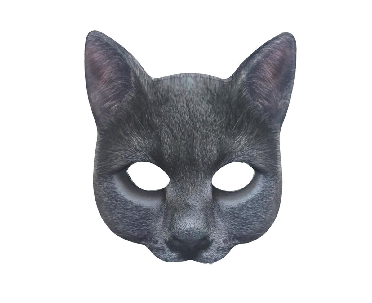Cat Mask Animal Half Face Mask Costume Masquerade Party Decor Halloween Novelty Costume Party