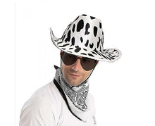 Cowboy Hats Western Cowgirl Hat Bandanna Glasses Unisex Cowboy Hat Halloween Costume Cosplay Dress