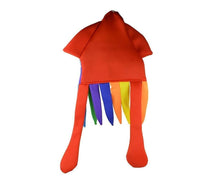 Cute Rainbow Squid Hat Funny Creative Octopus Headdress Halloween Party Hat