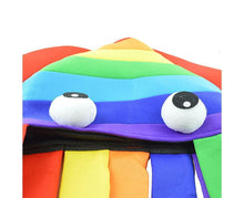 Cute Rainbow Squid Hat Funny Creative Octopus Headdress Halloween Party Hat