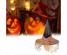 Fashion Reusable Cloth Halloween Babies Wizard Hat For Party Decor-Black