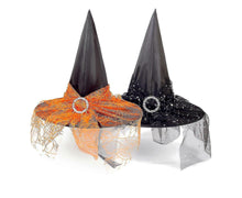 Fashion Reusable Cloth Halloween Babies Wizard Hat For Party Decor-Black