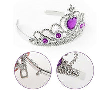 Girls Princess Dress Up Set Costume Babies Tiara Necklace Halloween Party Supplies