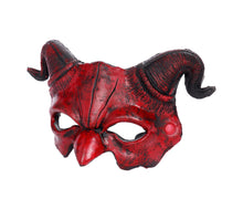 Halloween Masquerade Devil Mask Unique Scary Half Face Ram Horn Devil Mask for Halloween Costume Supplies