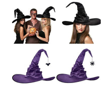 Halloween Party Felt Witch Hats Party Wide Brim Pointed Hat Accessory