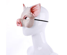 Halloween Pig Mask Animal Mask Realistic Cosplay Costume Mask for Halloween Themed Party Accessory