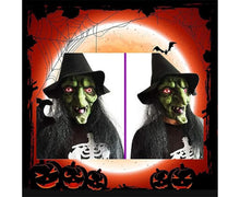 Halloween Witch Cosplay Headgear Cosplay Creepy Scary Masquerade Witch Masks for Home Party Decoration