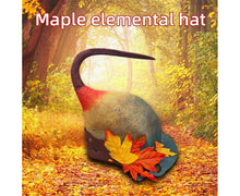Halloween Witch Hat Halloween Party Magics Hat Felts Hat Maple Leaf Hat