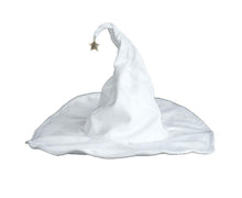 Lace-up Strap Witch Hat Women Adult Halloween White Wizard Hat Party Headgear