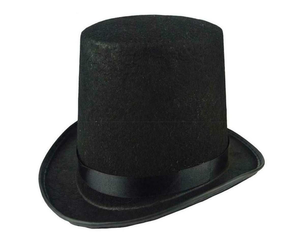 Unisex Halloween Headgear Spooky Skull Artificial Simulation Terror Headwear Prop Long - Black Hat