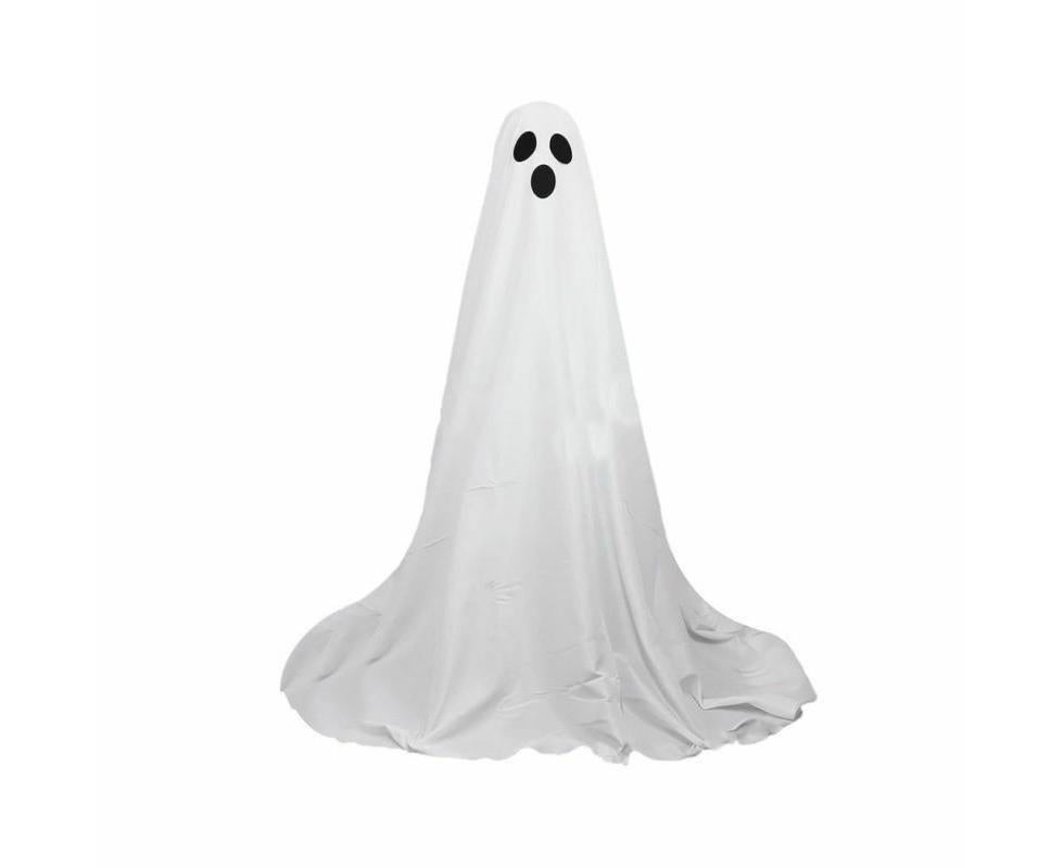 1 Pack Halloween Ghost Decorations with String Lights Outdoor Yard Front Porch Garden Decor