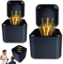 Middle Finger Surprise Gift Box, Funny Pop Up Surprise Gift Box, Christmas Halloween Novelty Fun Prank Gift for Office Desk Decor Home Dcor - JA