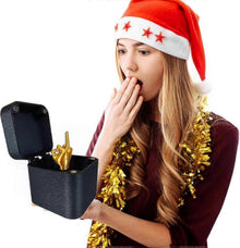 Middle Finger Surprise Gift Box, Funny Pop Up Surprise Gift Box, Christmas Halloween Novelty Fun Prank Gift for Office Desk Decor Home Dcor - JA