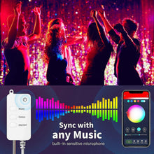 5M 33 LEDs Smart Graffiti String Lights, Halloween Christmas Wedding Party