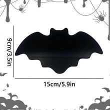 Halloween Bat Shaped Drink Coasters Non-Slip Tableware Mats