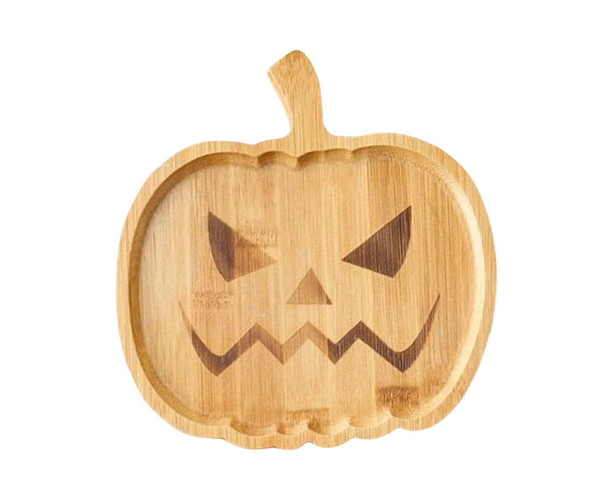 Halloween Pumpkin Storage Plate Home Decor