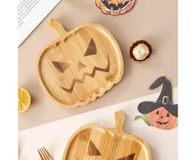 Halloween Pumpkin Storage Plate Home Decor