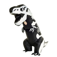 Skeleton T-Rex Cartoon Costumes Air Model Inflatable Costume Funny Dress Up Props Halloween Party Clothes Adult One Size