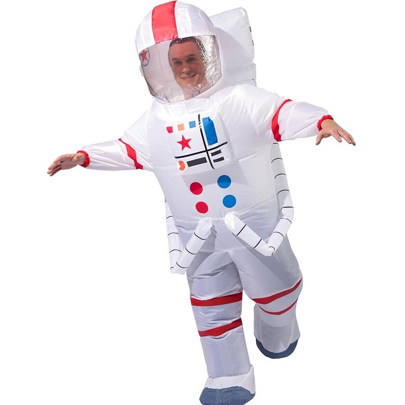 Astronaut Cartoon Costumes Air Model Inflatable Costume Funny Dress Up Props Halloween Party Clothes Adult One Size