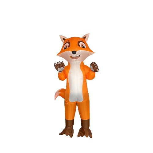 Fox Cartoon Costumes Air Model Inflatable Costume Funny Dress Up Props Halloween Party Clothes Adult One Size